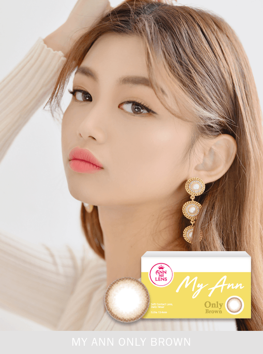 My Ann Only Brown (2Pcs) Monthly (Buy 1 Get 1 Free) Colored Contacts