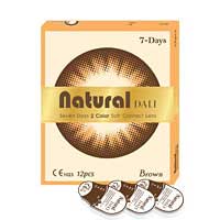 Natural Dali Brown (12Pcs) 7 Days Colored Contacts