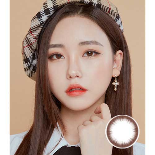 Natural Reve Choco C1 (2Pcs) Monthly ( Buy 1 Get 1 Free) (Silicone Hydrogel) Colored Contacts