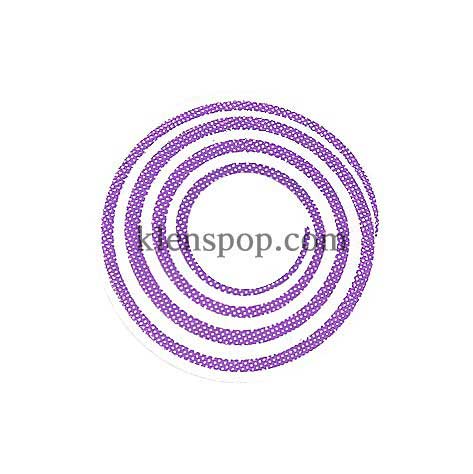 027 Purple Spiral Halloween Contact Lenses (2Pcs)