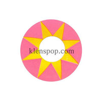 Main-Image-Of-038-Pink-Star-Halloween-Contact-Lenses