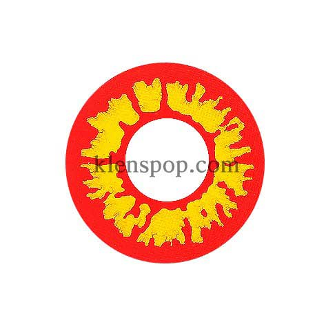 042 Wild Fire Halloween Contact Lenses (2Pcs)