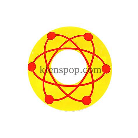 045 Atomic Yellow Halloween Contact Lenses (2Pcs)