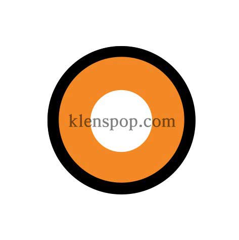 069 Yellow Frog Halloween Contact Lenses (2Pcs)