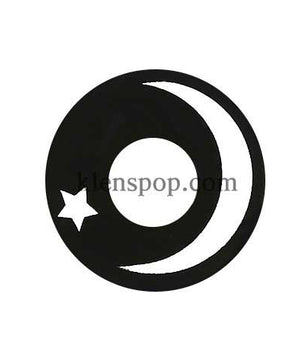 Main-Image-Of-074-White-Moon-And-Star-Halloween-Contact-Lenses