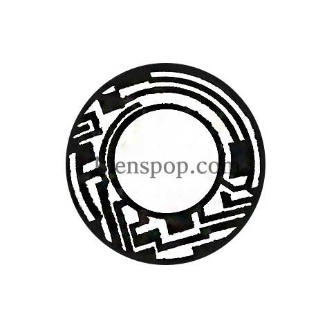 075 Microchip Halloween Contact Lenses (2Pcs)