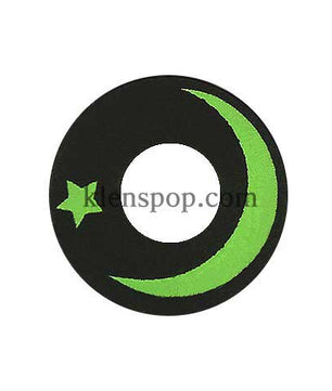 Main-Image-Of-080-Green-Moon-And-Star-Halloween-Contact-Lenses