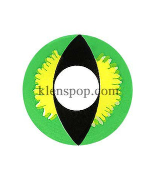 Main-Image-Of-082-Green-Snake-Halloween-Contact-Lenses