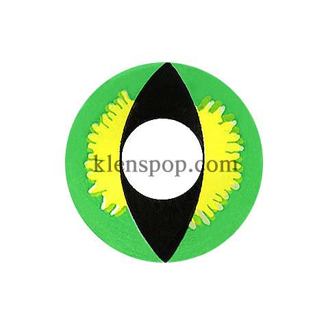 Main-Image-Of-082-Green-Snake-Halloween-Contact-Lenses