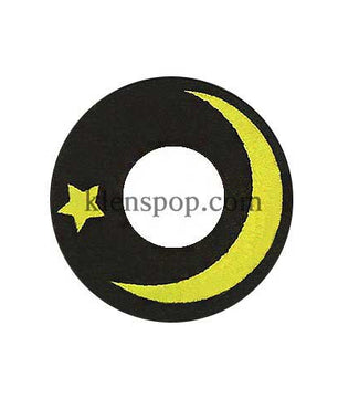 Main-Image-Of-084-Yellow-Moon-And-Star-Halloween-Contact-Lenses
