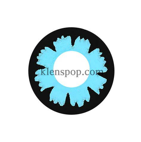 085 Blue Elf Halloween Contact Lenses (2Pcs)