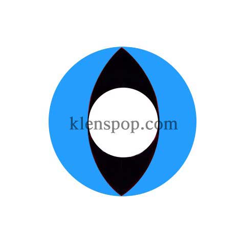 104 Blue Cat Halloween Contact Lenses (2Pcs)