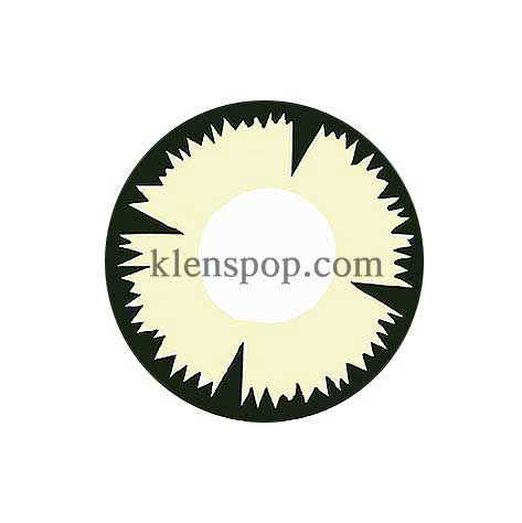 F-06 Yellow Moonlight Halloween Contact Lenses (2Pcs)