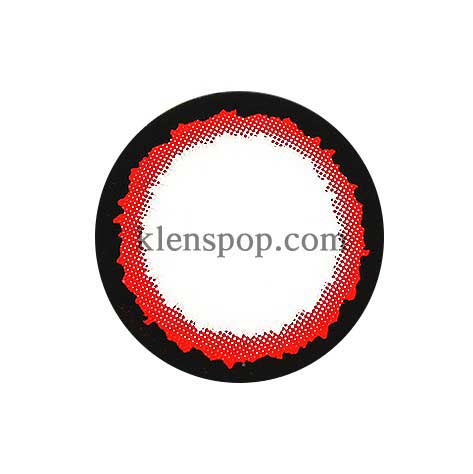 H-04 Red Illusion Halloween Contact Lenses (2Pcs)
