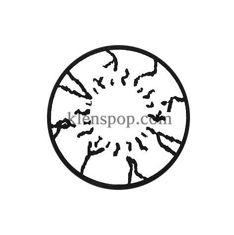 H-09 White Pyschopath Halloween Contact Lenses (2Pcs)