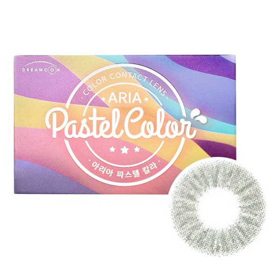Pastel Color Grey (2Pcs) Monthly (Buy 1 Get 1 Free) Colored Contacts
