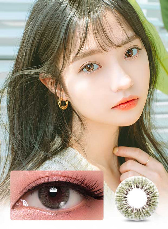Pin-Up Brown (1Pcs) 3 Months (Buy 1 Get 1 Free) Colored Contacts