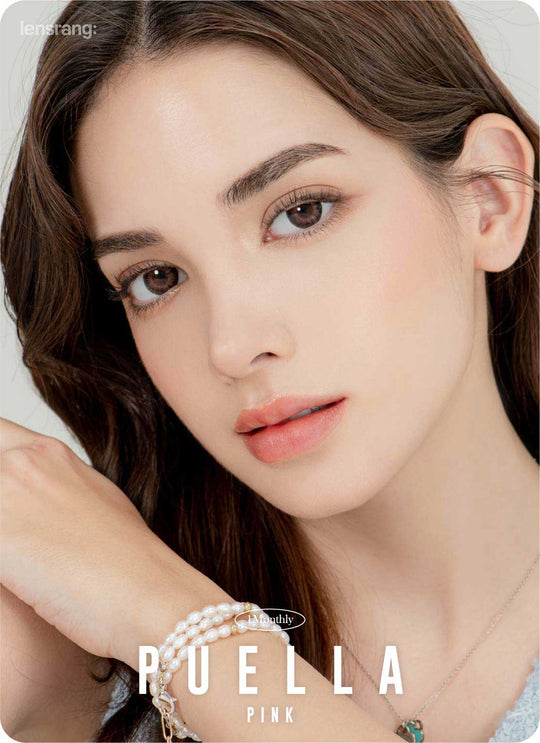 Puella Pink (2pcs) Monthly ( Buy 1 Get 1 Free ) Colored Contacts