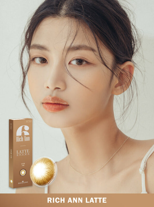 Rich Ann Latte Brown 1Day (6Pcs) Colored Contacts