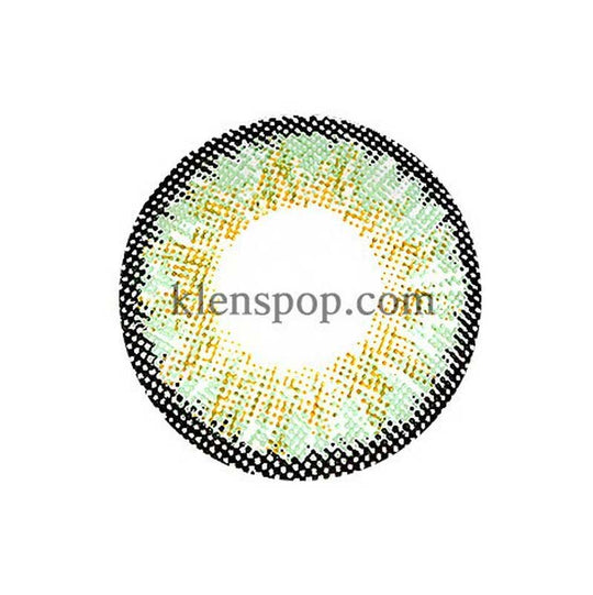 Romantic Paris Green Colored Contacts (2Pcs) 6 Months