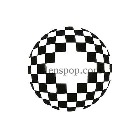 SF-42 White & Black Halloween Contact Lenses (2Pcs)