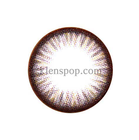 Sio Color Lizzy Mocha Choco (2Pcs) 6 Months (Silicone Hydrogel) Colored Contacts