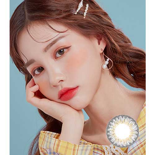 Star 3Color Grey Sn1 (2Pcs) Monthly ( Buy 1 Get 1 Free) Colored Contacts