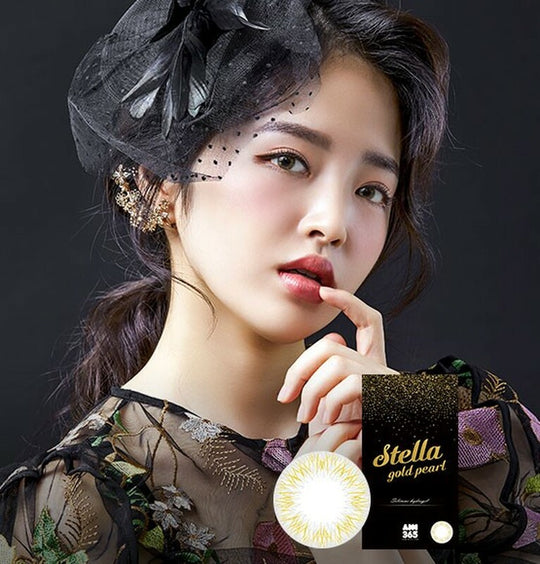 Stella Gold Pearl Brown (2Pcs) Monthly (Silicone Hydrogel) Colored Contacts