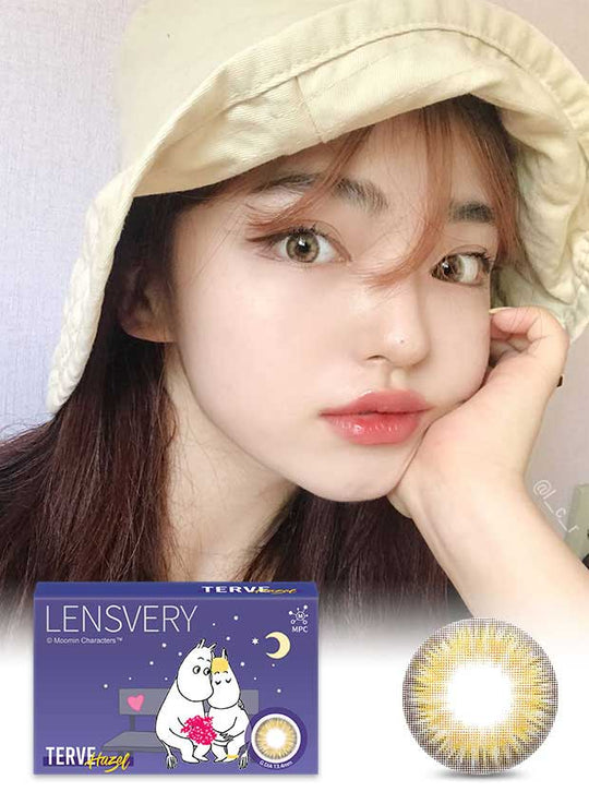 Terve Hazel (2Pcs) Monthly (Buy 1 Get 1 Free) Colored Contacts