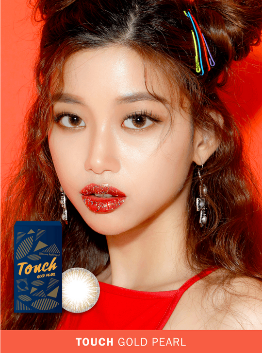Touch Gold Pearl Brown (2Pcs) (Silicone Hydrogel) Colored Contacts