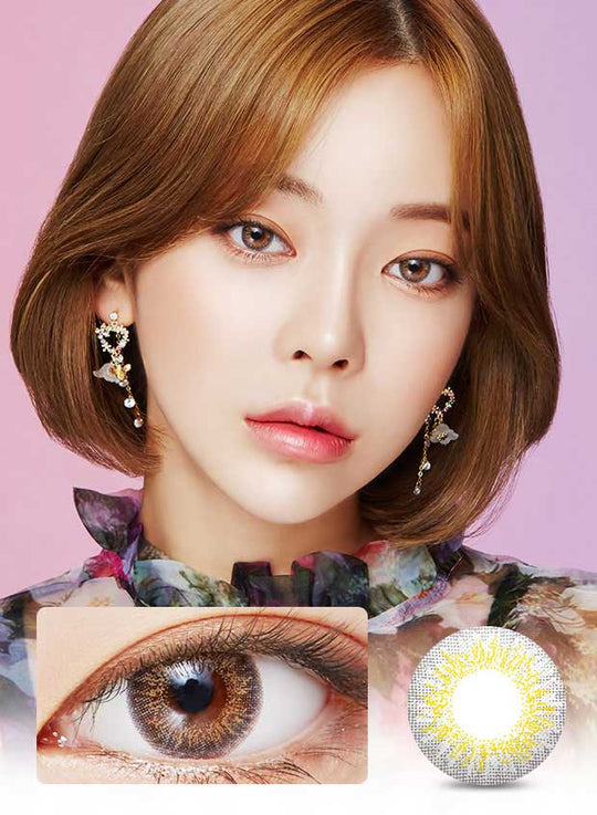 Twenty My Grey (20pcs) Daily (Silicone Hydrogel) Colored Contacts