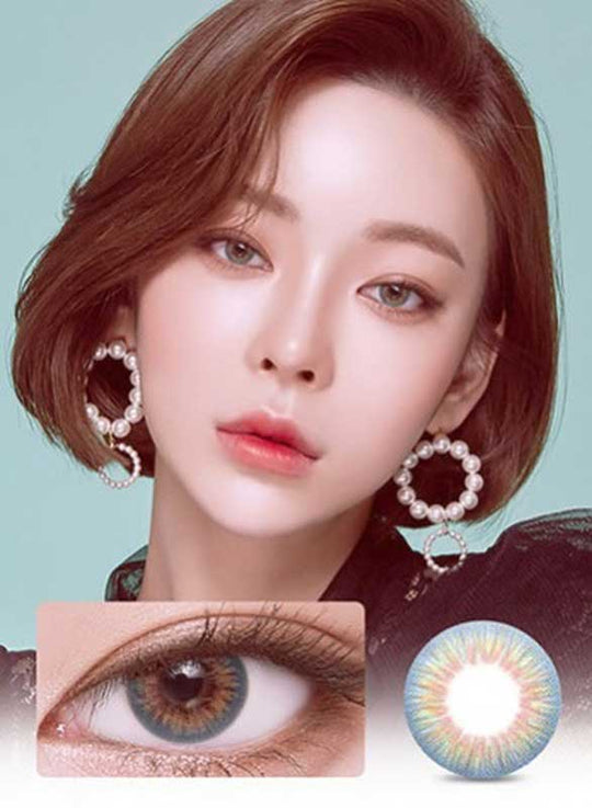 Vellica Blue (2pcs) Monthly (Silicone Hydrogel) Colored Contacts