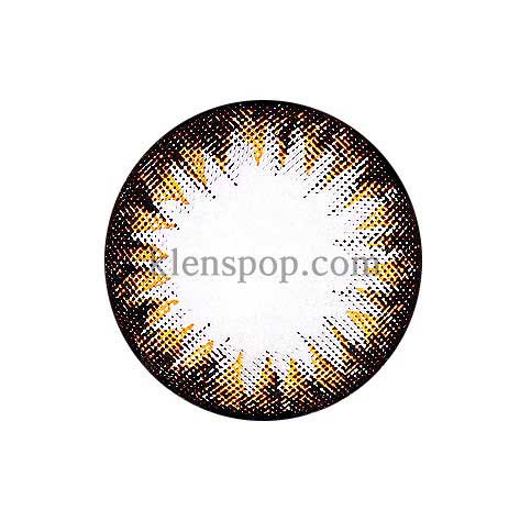 Von Natural Fit Barbie Brown (2Pcs) 6 Months (Silicone Hydrogel) Colored Contacts