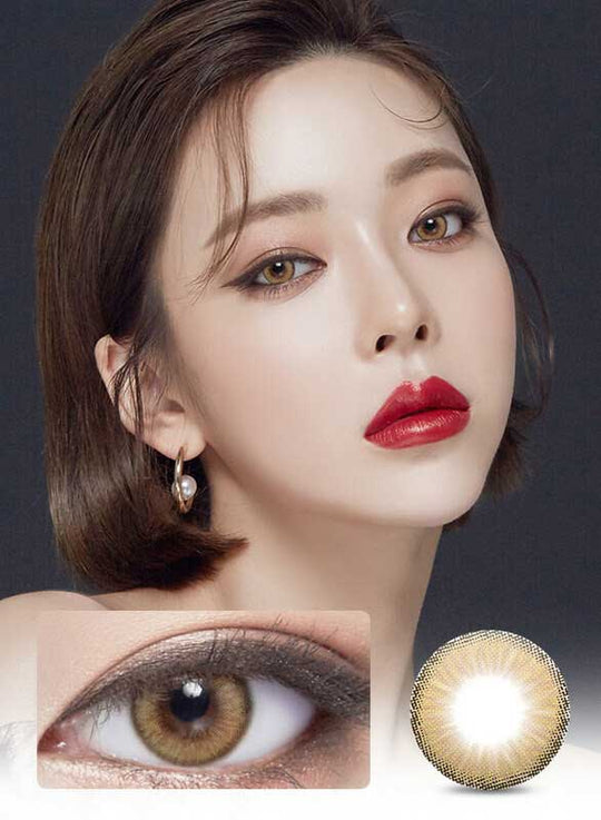 Wonder Eye Circle Hazel (2pcs) Monthly ( Buy 1 Get 1 Free) Colored Contacts