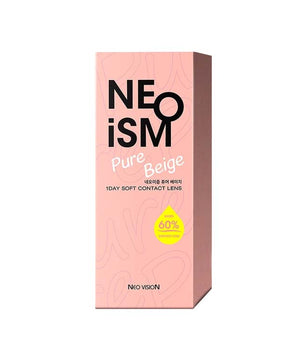 Neo Ism 1Day Pure Beige (50Pcs) MPC Lens Daily Colored Contacts