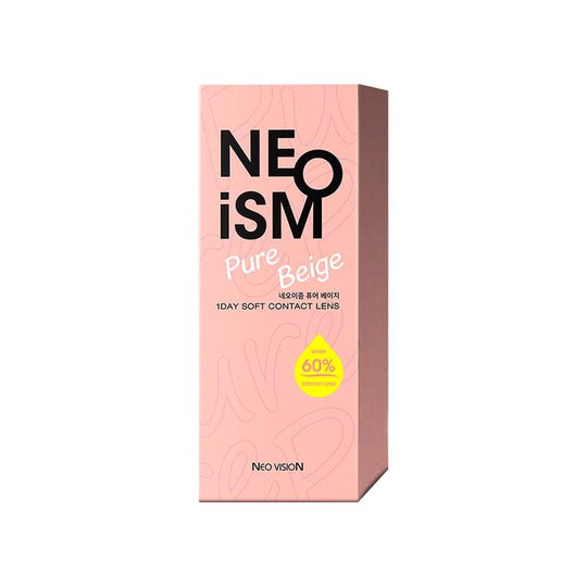 Neo Ism 1Day Pure Beige (50Pcs) MPC Lens Daily Colored Contacts