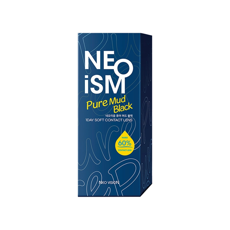 Neo Ism 1Day Pure Mud Black (50Pcs) Mpc Lens Colored Contacts