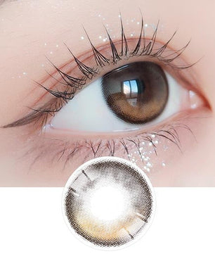 Planet 1Day Space Brown (5pcs) Daily ( Buy 1 Get 1 Free ) (Silicone Hydrogel) Colored Contacts