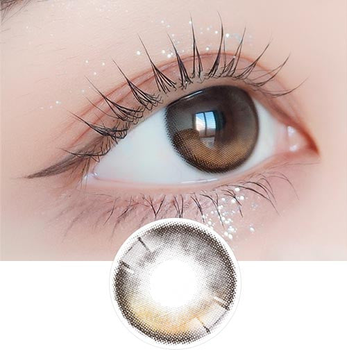 Planet 1Day Space Brown (5pcs) Daily ( Buy 1 Get 1 Free ) (Silicone Hydrogel) Colored Contacts
