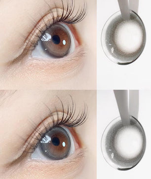 Powdery Brown (2pcs) Monthly Colored Contacts