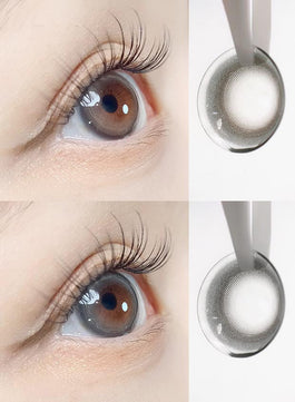 Powdery Grey (2pcs) Monthly Colored Contacts