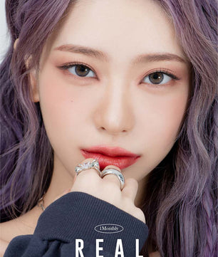 Real Ocean Grey (2pcs) Monthly ( Buy 1 Get 1 Free ) Colored Contacts