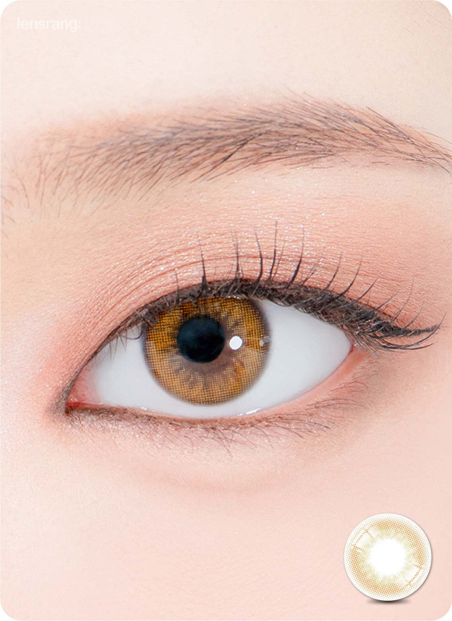 Real Brown (2pcs) Monthly ( Buy 1 Get 1 Free ) Colored Contacts