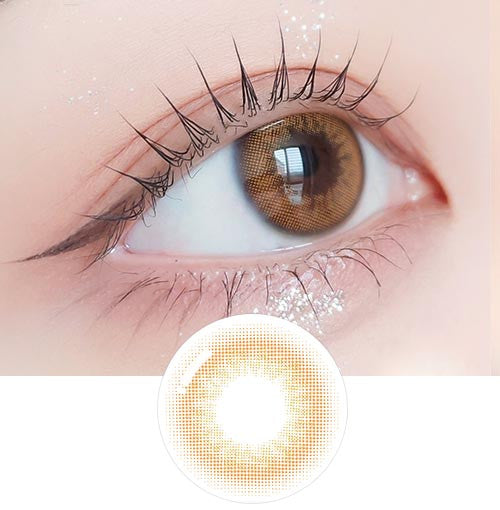 Real Brown (2pcs) Monthly ( Buy 1 Get 1 Free ) Colored Contacts