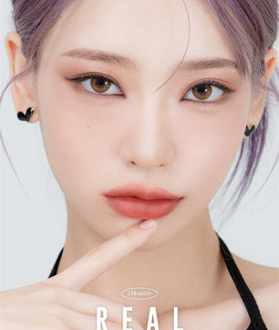 Real Brown (2pcs) Monthly ( Buy 1 Get 1 Free ) Colored Contacts