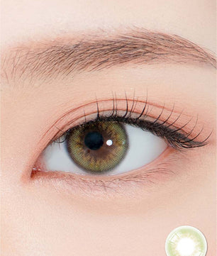 Real Khaki Green (2pcs) Monthly ( Buy 1 Get 1 Free ) Colored Contacts