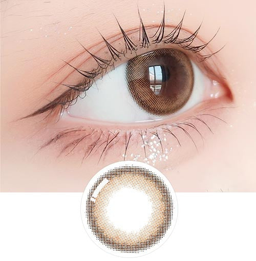 School Ring Brown (2pcs) Monthly ( Buy 1 Get 1 Free ) Colored Contacts