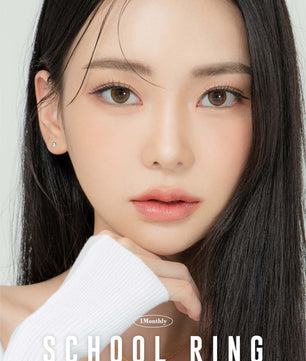 School Ring Brown (2pcs) Monthly ( Buy 1 Get 1 Free ) Colored Contacts