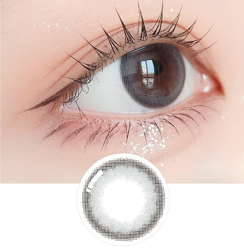 School Ring Grey (2pcs) Monthly ( Buy 1 Get 1 Free ) Colored Contacts