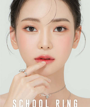 School Ring Grey (2pcs) Monthly ( Buy 1 Get 1 Free ) Colored Contacts